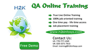 QA Testing Online Training and Placement by H2KInfosys